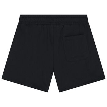 Boys Black Logo Shorts