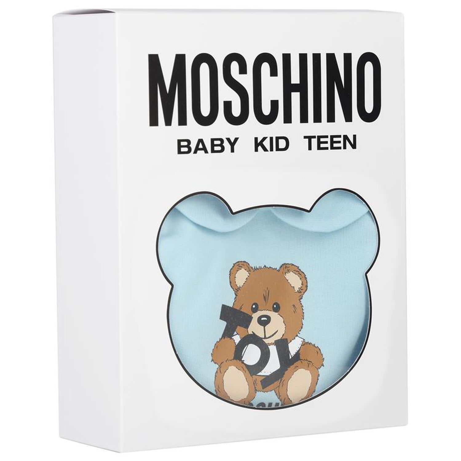 Blue Teddy Bear Logo Babygrow Gift Set, 3, hi-res