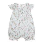 Baby Girls Ivory Liberty Print Floral Romper, 1, hi-res