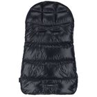 Navy Blue & Ivory Down Padded Baby Nest, 1, hi-res