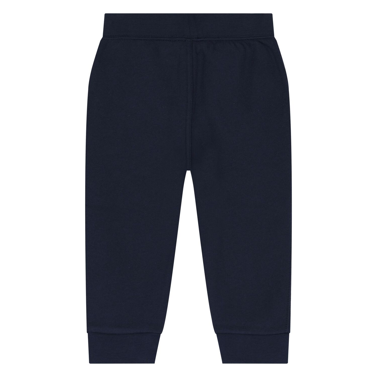 Younger Boys Navy Logo Joggers, 1, hi-res