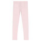 Girls Pink Logo Leggings, 2, hi-res