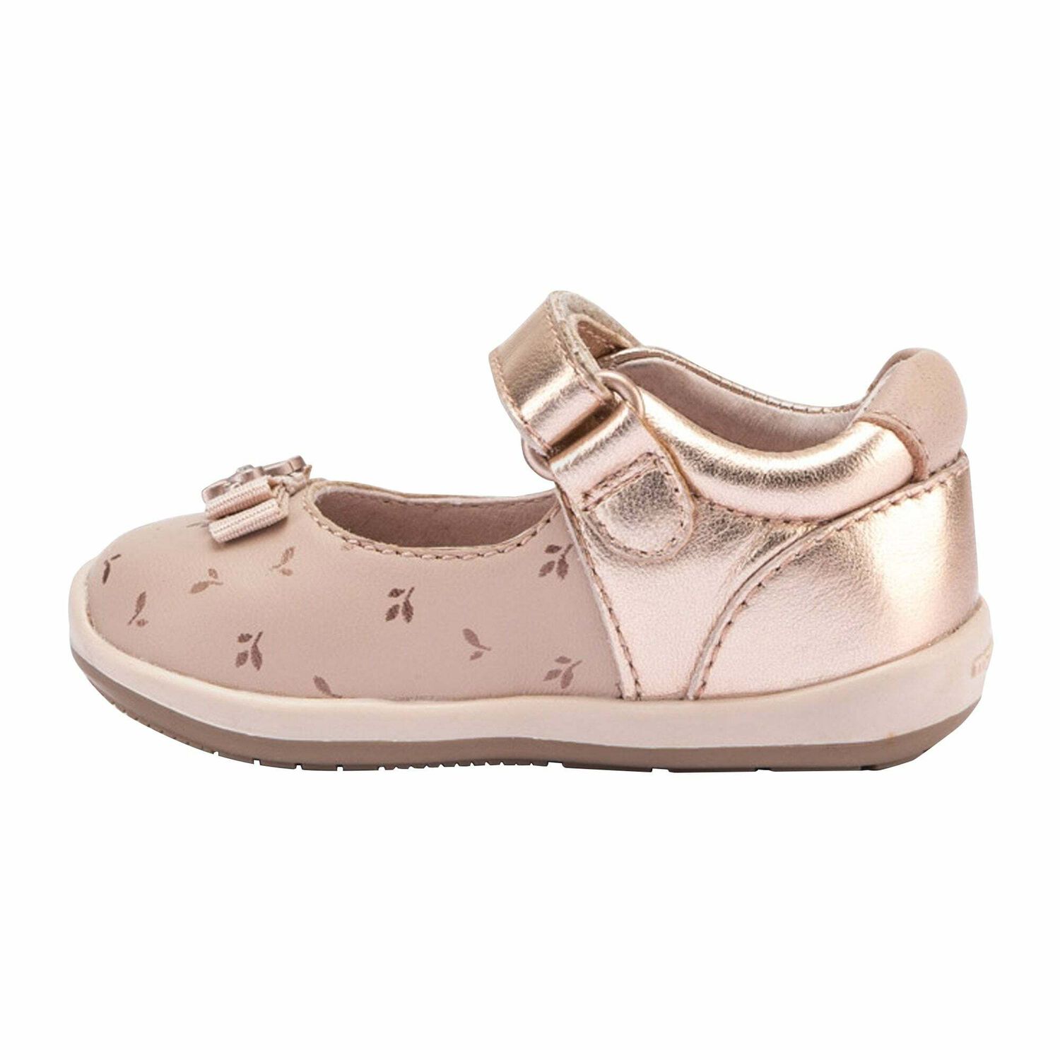 Younger Girls Rose Gold Shoes, 1, hi-res