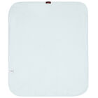 Baby Boys Blue & White Pima Cotton Logo Blanket, 2, hi-res