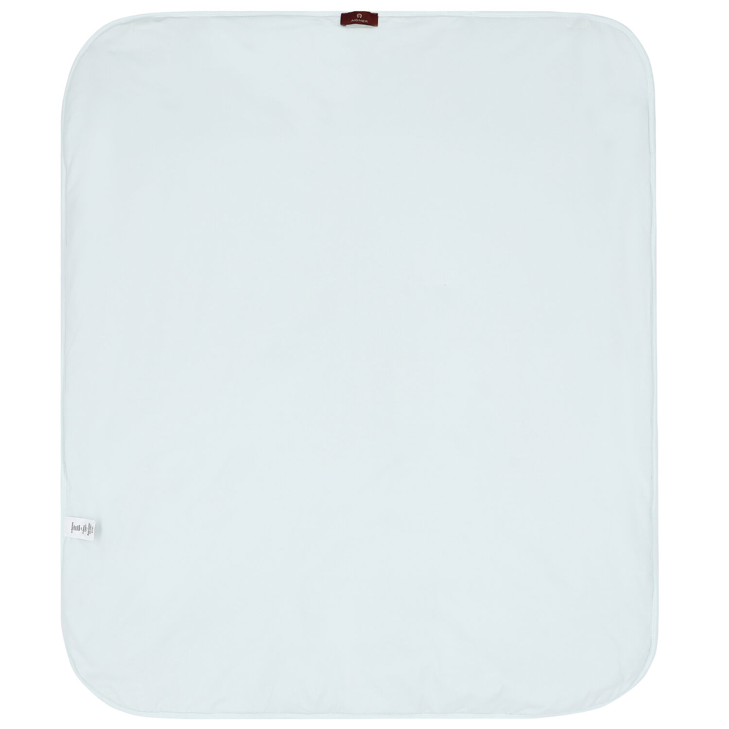 Baby Boys Blue & White Pima Cotton Logo Blanket, 2, hi-res