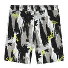 Boys Black & White Shorts, 1, hi-res