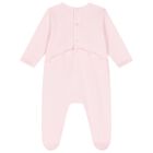 Baby Girls Pink Logo Babygrow Gift Set, 2, hi-res
