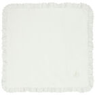 Baby Girls Ivory Blanket, 1, hi-res