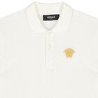 Boys Ivory Logo Polo Shirt, 1, hi-res