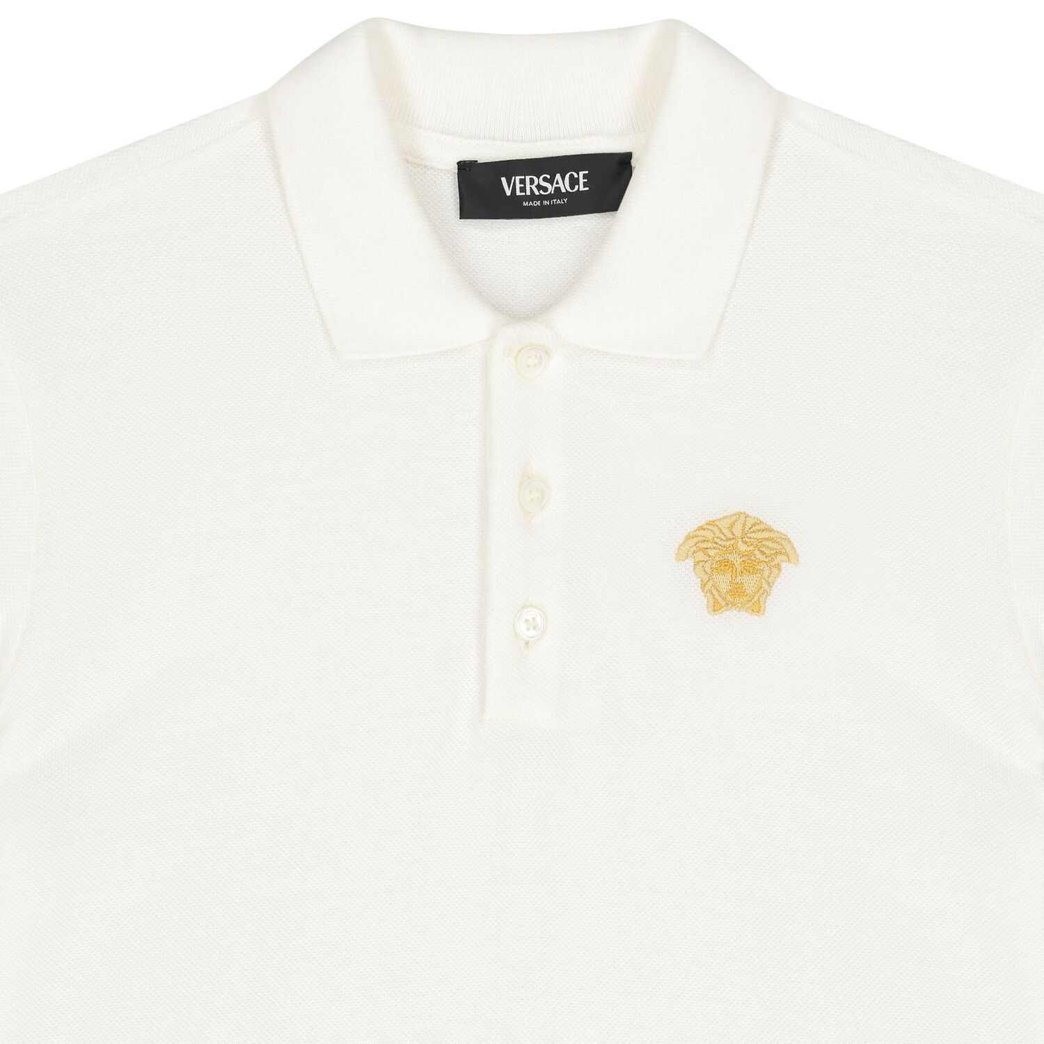 Boys Ivory Logo Polo Shirt, 1, hi-res