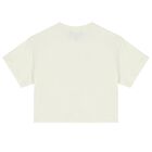 Girls Ivory Logo T-Shirt, 1, hi-res