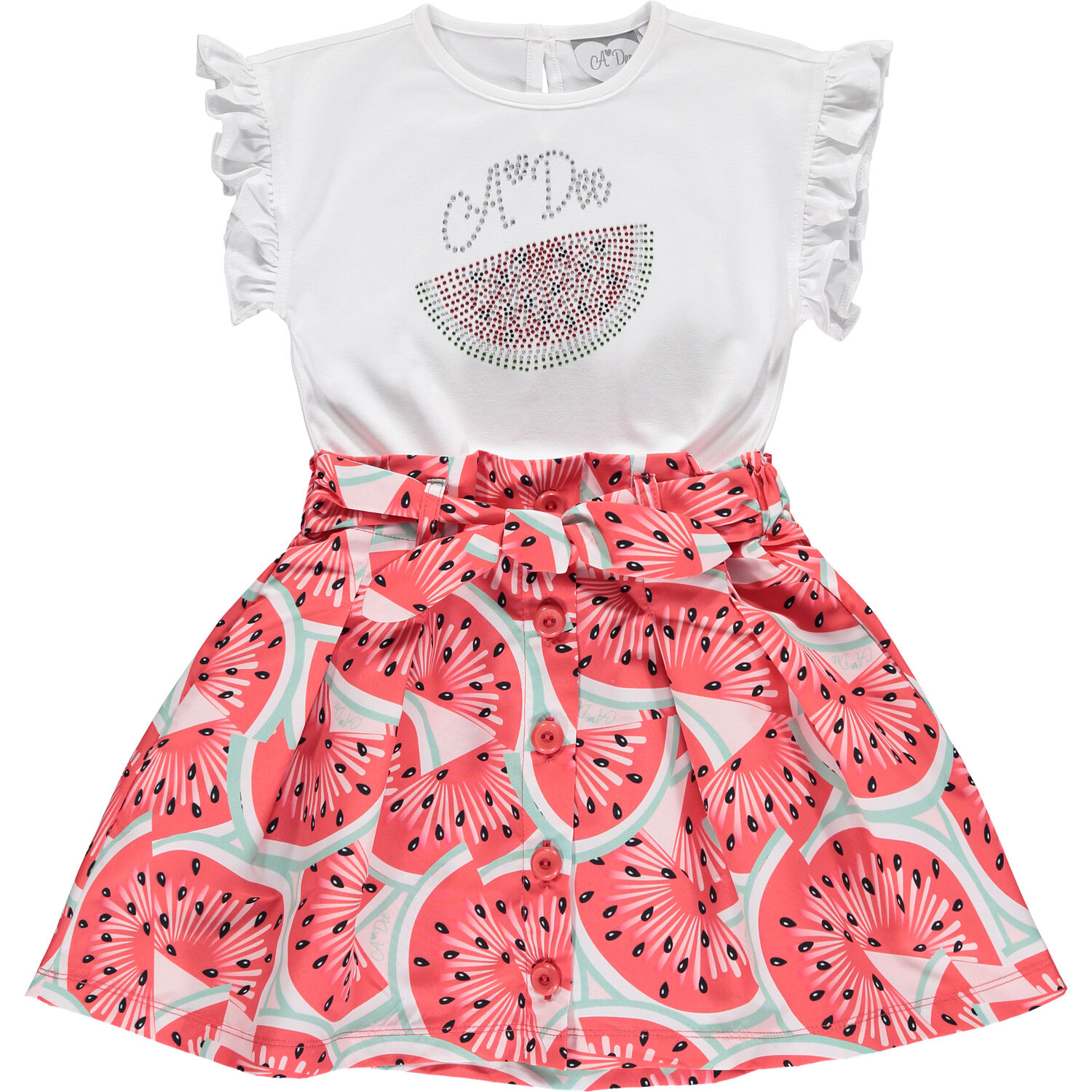 Watermelon dress girl clearance