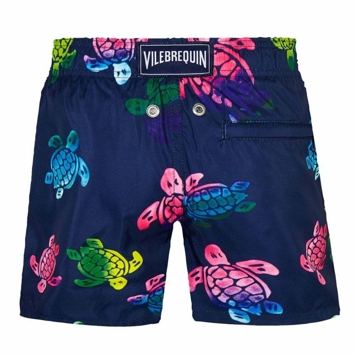 Vilebrequin Boys White Turtle Swim Shorts