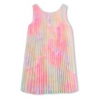 Girls Pink Pleated Dress, 1, hi-res