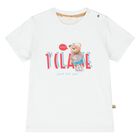 Younger White Teddy Bear T-Shirt, 1, hi-res