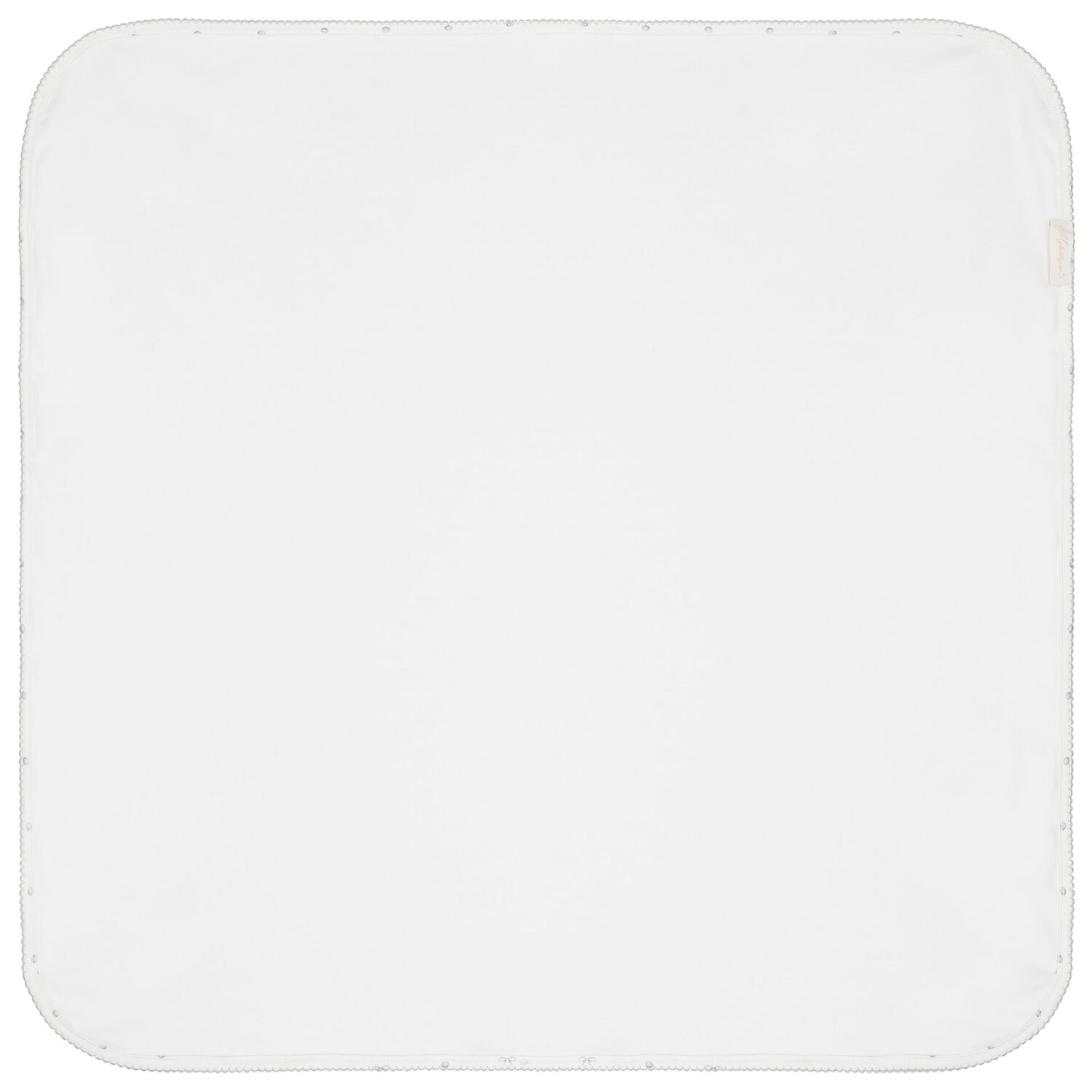 White Silver Moon Baby Blanket, 1, hi-res image number null