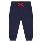 Baby Boys Navy Blue Logo Tracksuit, 1, hi-res