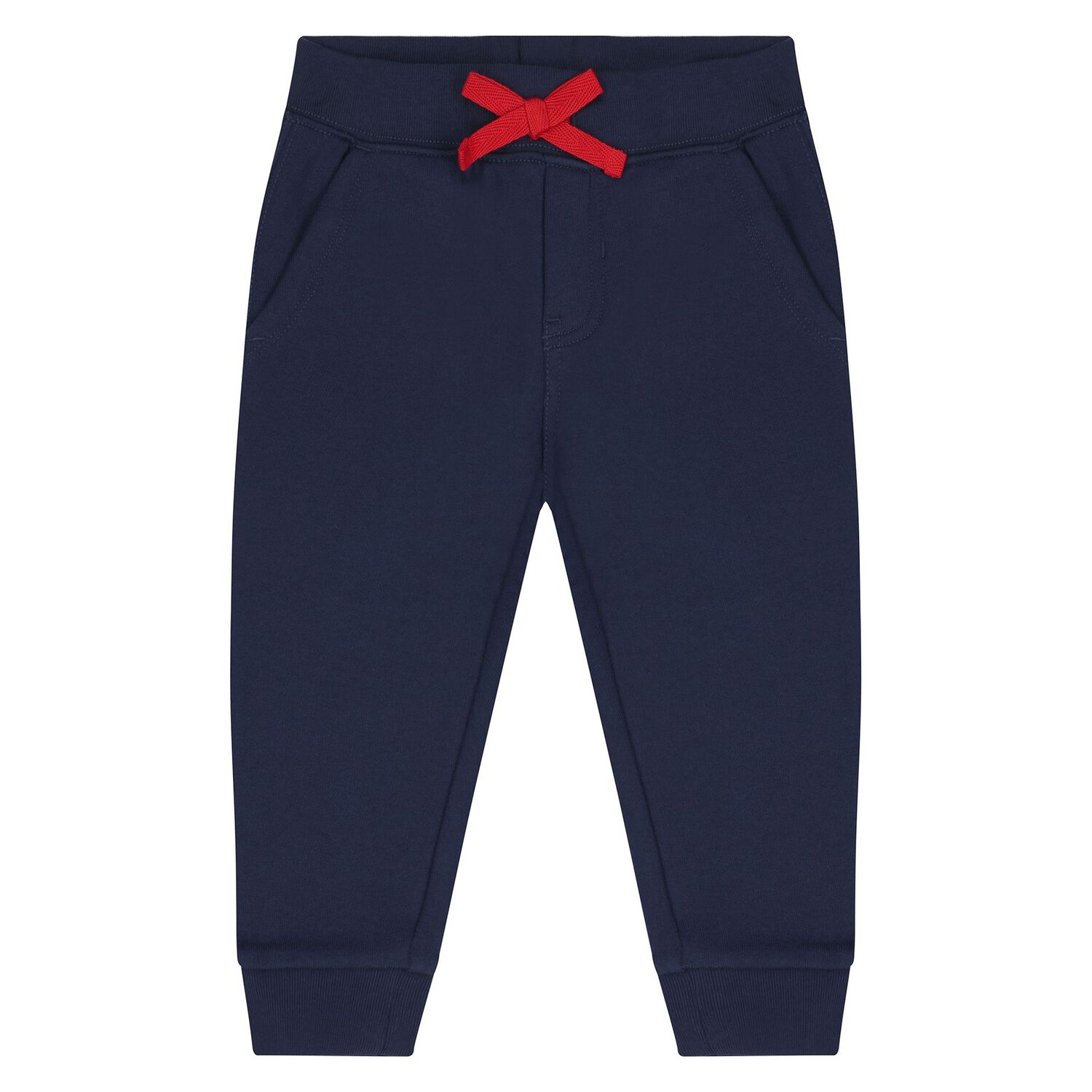 Baby Boys Navy Blue Logo Tracksuit, 1, hi-res