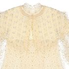 Girls Gold Tulle Dress, 1, hi-res