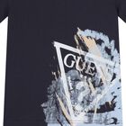Boys Navy Blue Logo T-Shirt, 2, hi-res