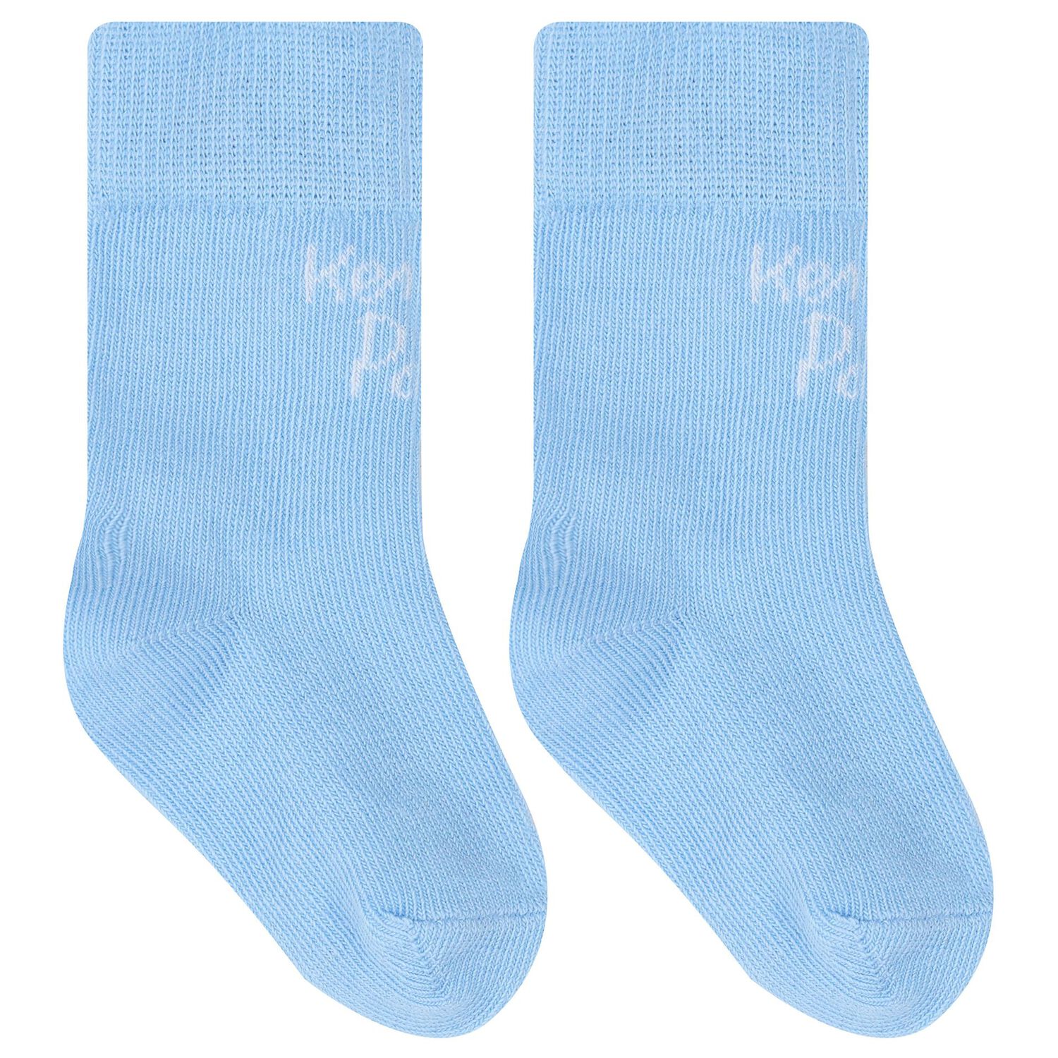 Blue & Grey Logo Baby Socks ( 2-Pack ), 2, hi-res