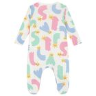 Baby Girls Ivory Shooting Stars Babygrows ( 2-Pack ), 1, hi-res