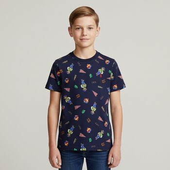 Boys Navy Blue Polo Bear T-Shirt