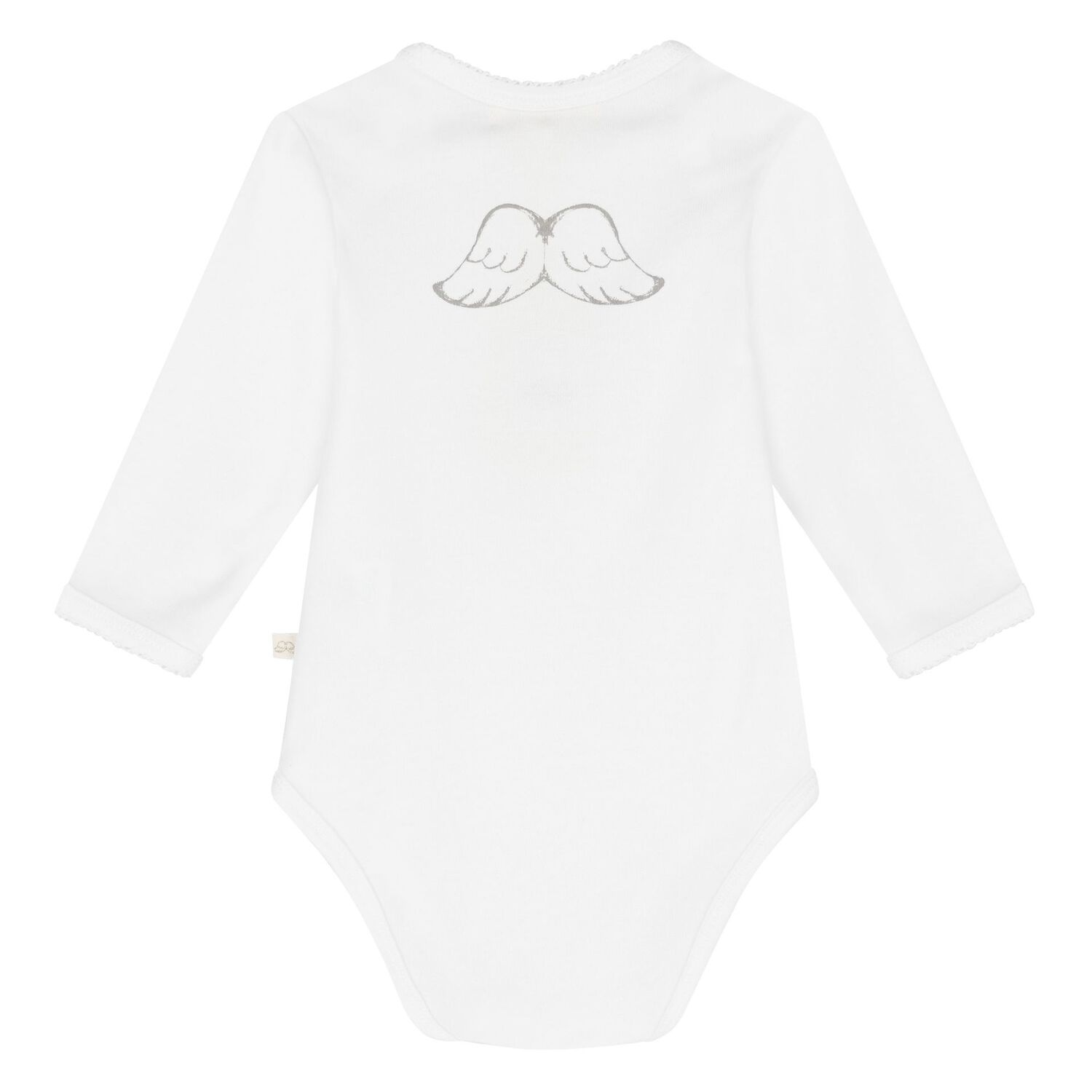 White Angel Wings Baby Romper Gift Set, 1, hi-res