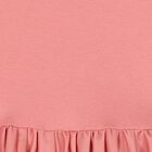 Girls Pink Striped Dress, 1, hi-res