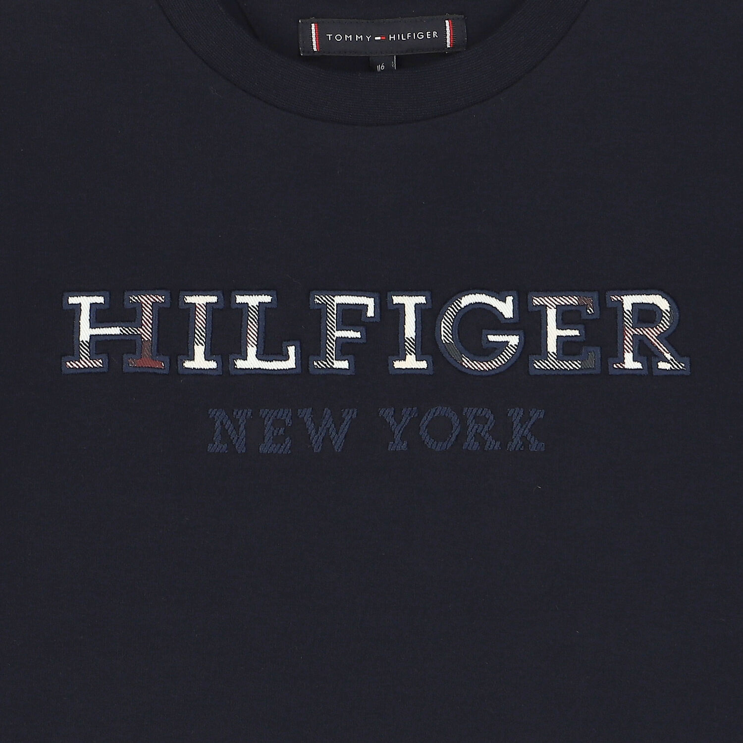 Boys Navy Blue Logo T-Shirt, 3, hi-res