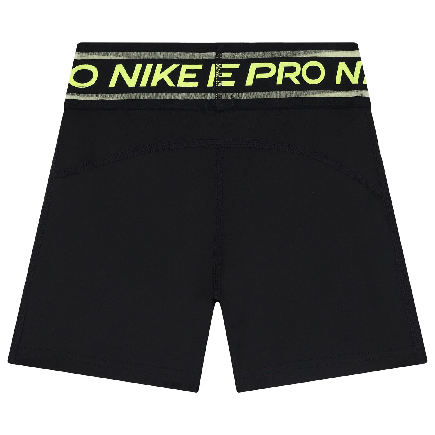 Girls Black Nike Pro Shorts, 2, hi-res image number null