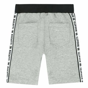 Younger Boys Grey Logo Shorts