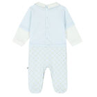 Blue Logo Babygrow, 2, hi-res