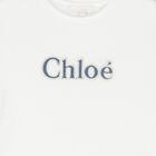 Girls Ivory Logo T-Shirt, 1, hi-res