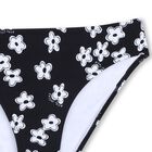 Girls Black Flower Bikini, 1, hi-res