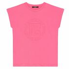 Girls Pink Logo Shirt, 1, hi-res