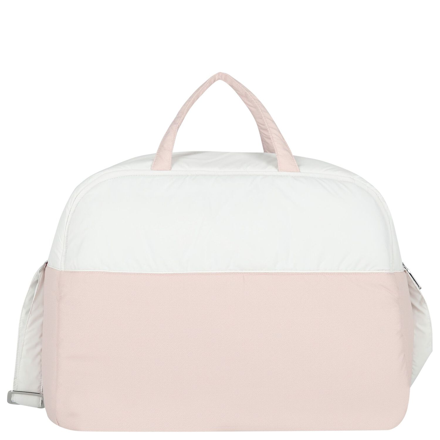 White & Beige Logo Baby Changing Bag, 1, hi-res image number null