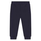 Younger Boys Navy Blue Tiger Tracksuit, 1, hi-res