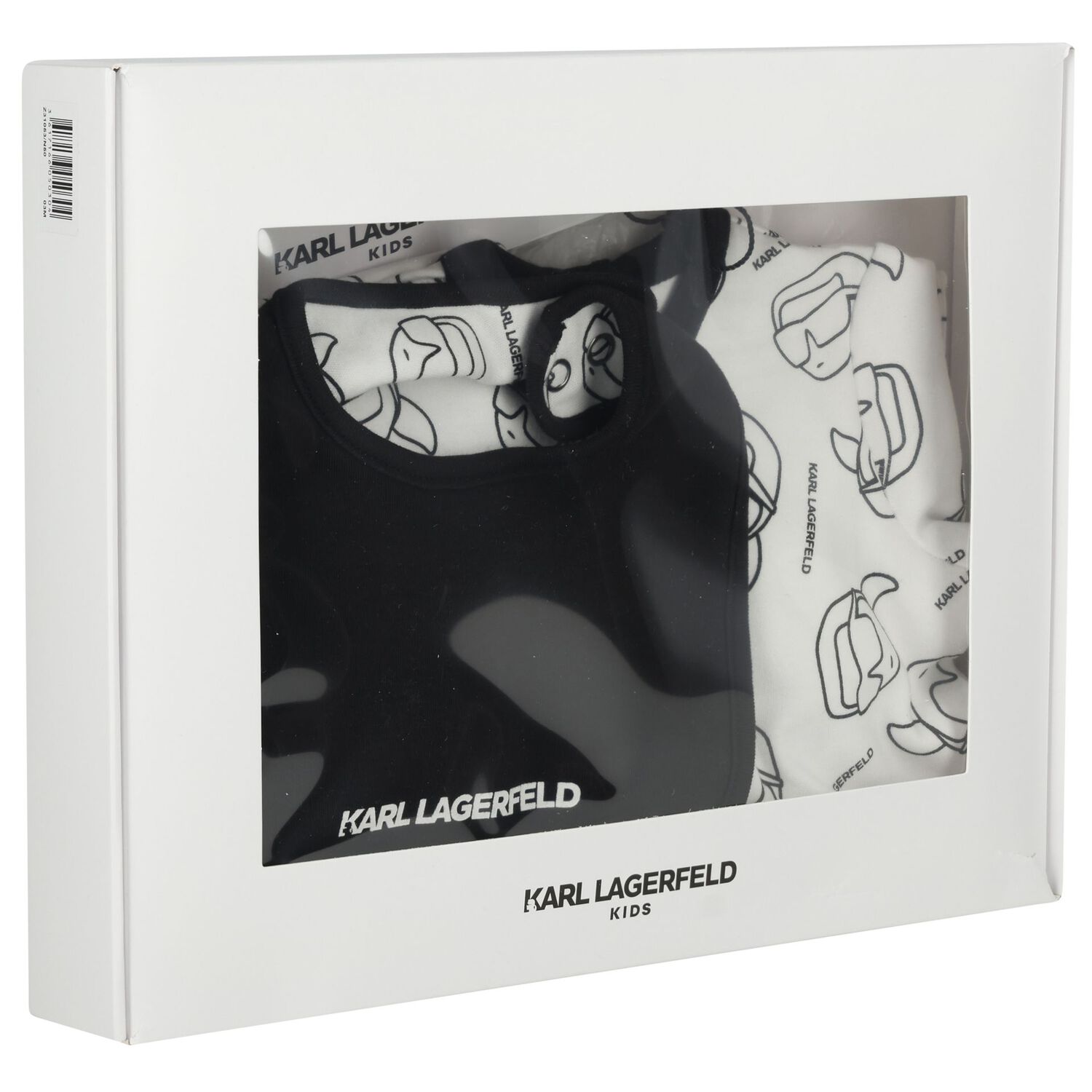 Baby Boys White & Black Ikonik Babygrow Gift Set, 1, hi-res