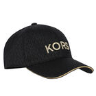 Girls Black Logo Cap, 1, hi-res