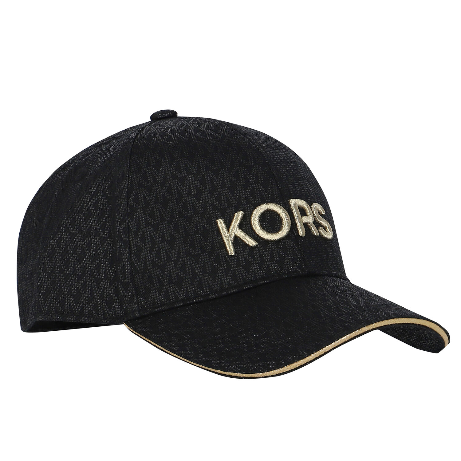 Girls Black Logo Cap, 1, hi-res