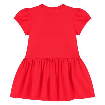 Younger Girls Red Logo Dress