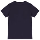 Boys Navy Blue Tiger T-Shirt, 1, hi-res