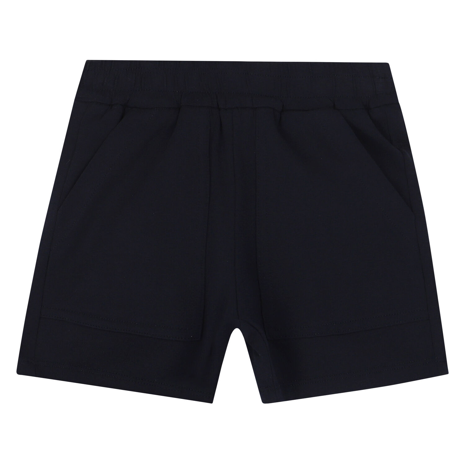 Younger Boys Green & Navy Logo Shorts Set, 1, hi-res