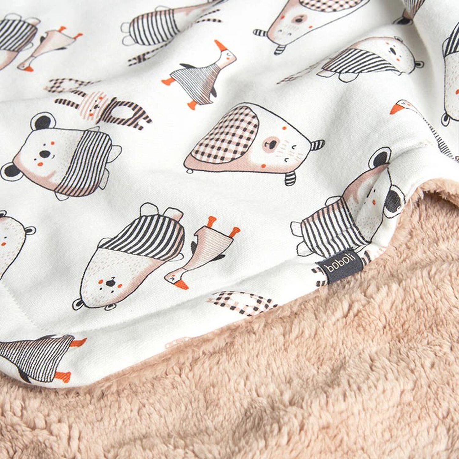 Ivory & Beige Baby Blanket, 1, hi-res