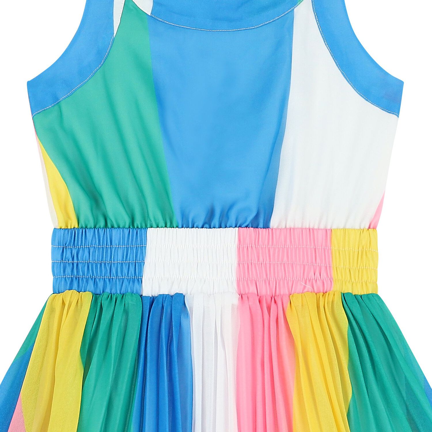 Girls Multi-Coloured Chiffon Dress, 1, hi-res