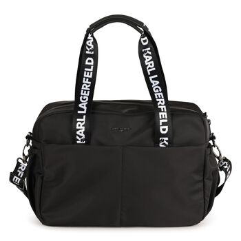 Black Logo Baby Changing Bag