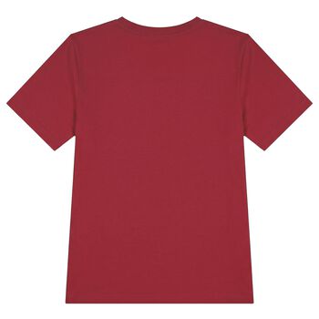 Boys Red Jordan Logo T-Shirt