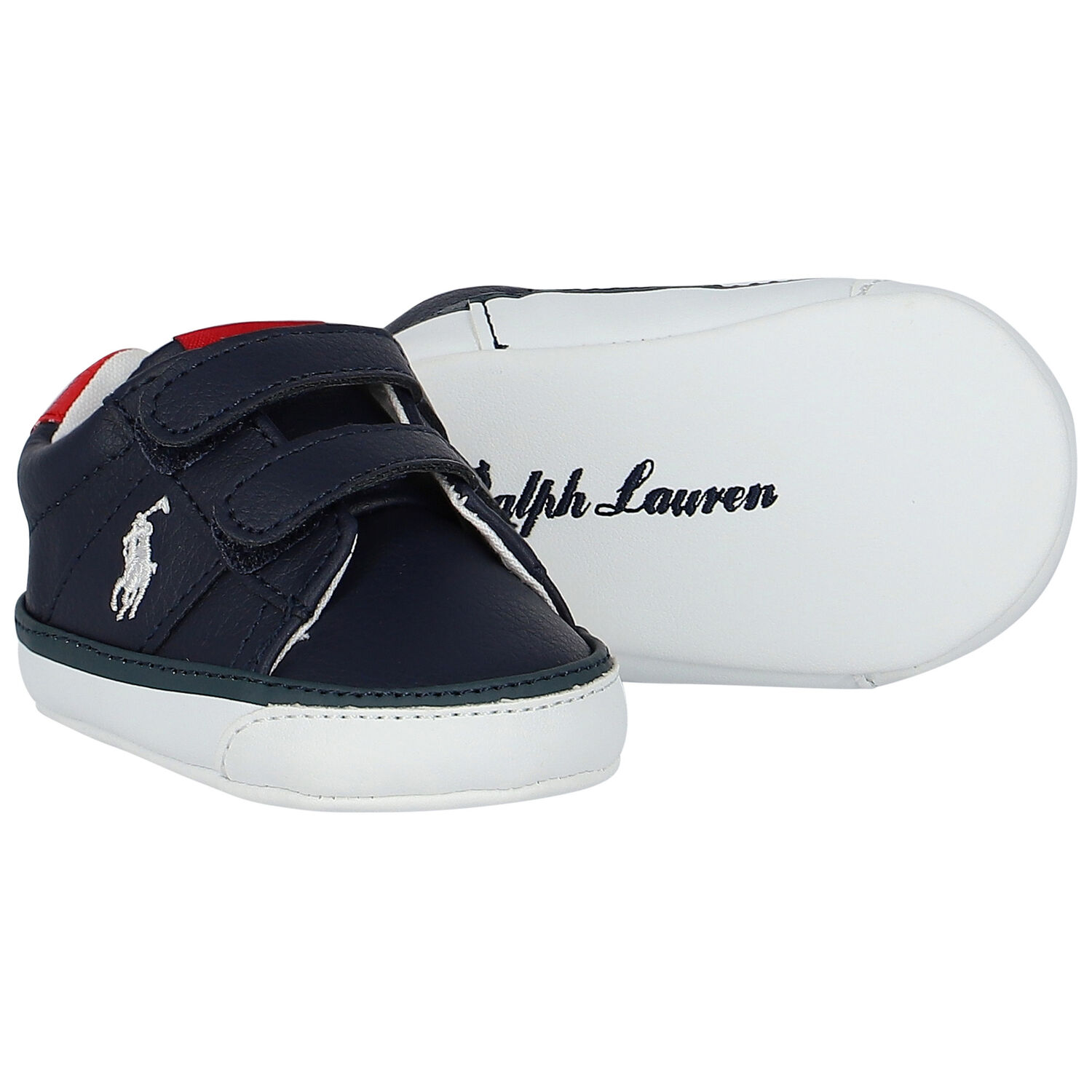 Baby Boys Navy Blue Logo Pre Walker Shoes, 1, hi-res