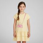 Girls Yellow & Pink Bag Dress, 1, hi-res